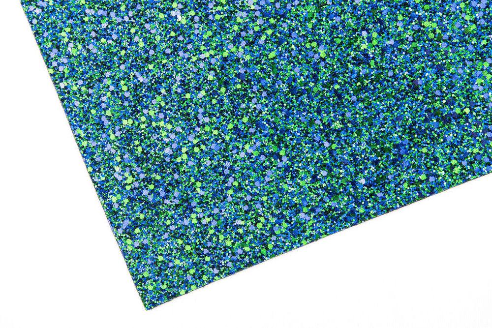 Azurite Glitter Wallpaper by the metre - 140cm Wide