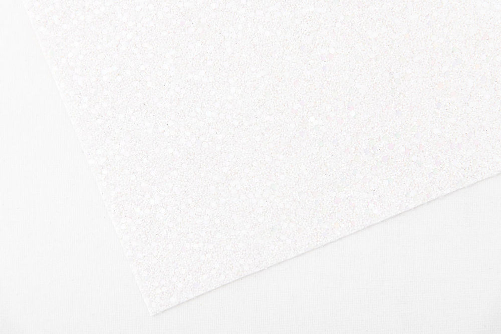 Snow Glitter Wallpaper by the metre - 140cm Wide
