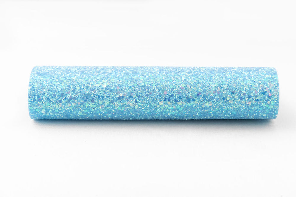 Roll of Baby Blue Glitter Wallpaper - 70cm Wide (10 metres)